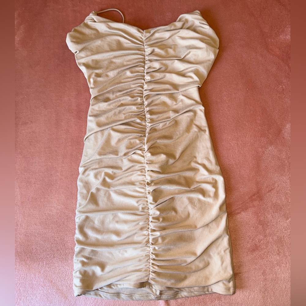 Windsor Mini Taupe Dress